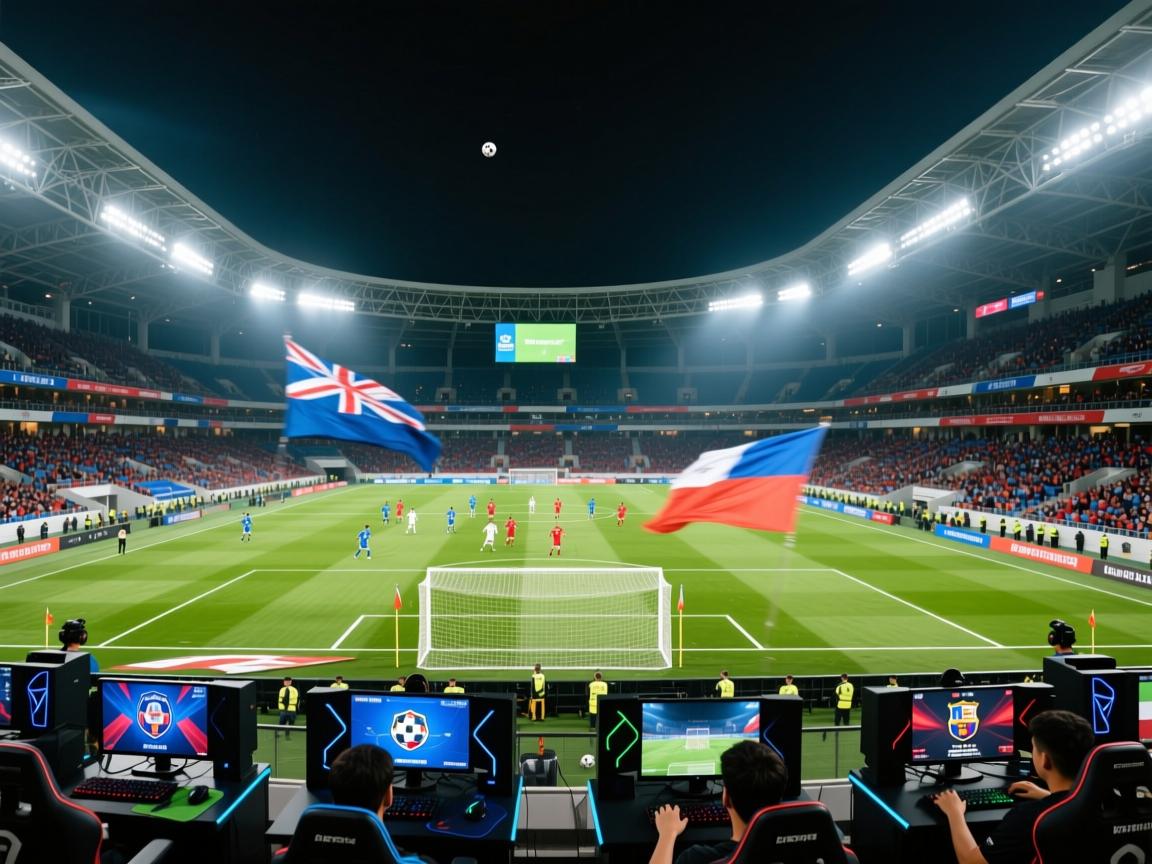 足球风云：亚洲区内战激烈进行，胜负难料