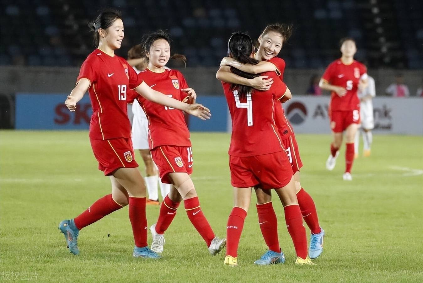 亚洲足球锦标赛上中国女队战无不胜